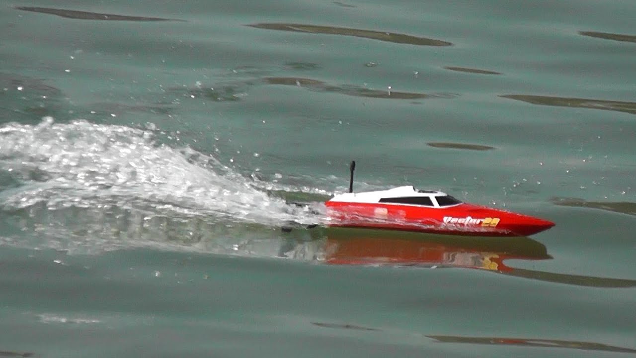 1280x720 Radio Controlled Motorboat Vector Mini Rc Speed Boat River Race