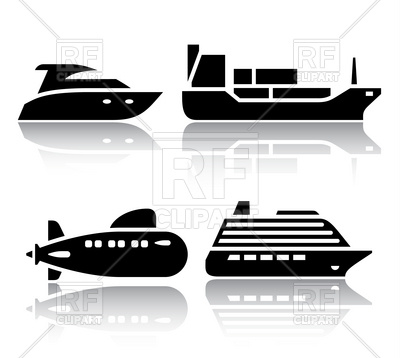 400x358 Water Transport Icons
