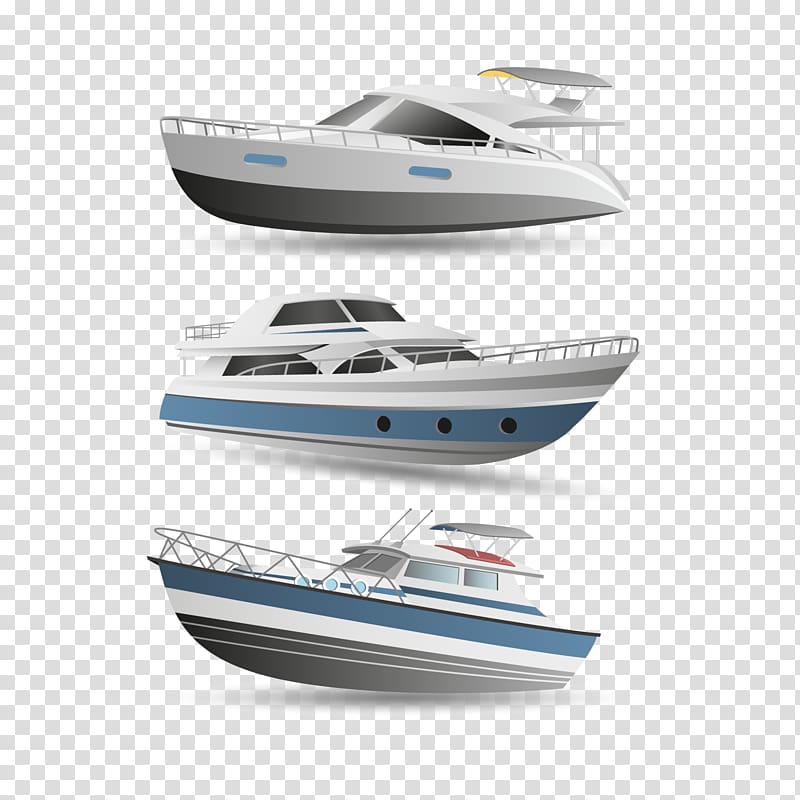 800x800 White And Blue Yacht Illustration, Luxury Yacht Motorboat, Yacht