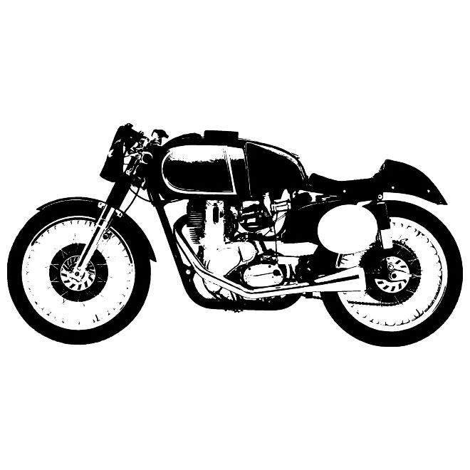 660x660 Motorbike Vector Image