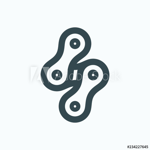 500x500 Bike Chan, Motorcycle Chain Parts Vector Icon
