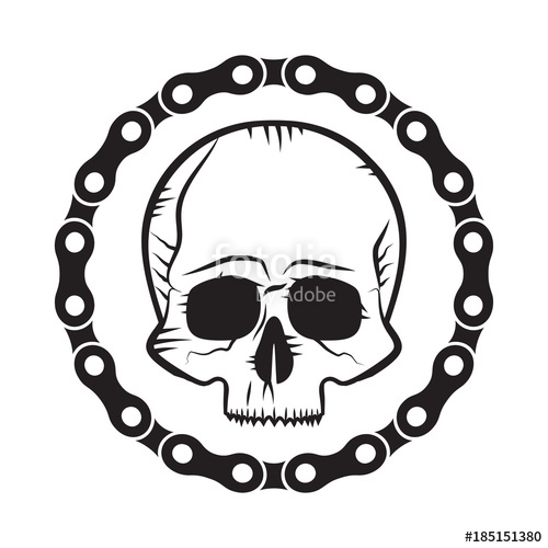 500x500 Skull Motorcycle Club Badgelabel Stock Image And Royalty Free