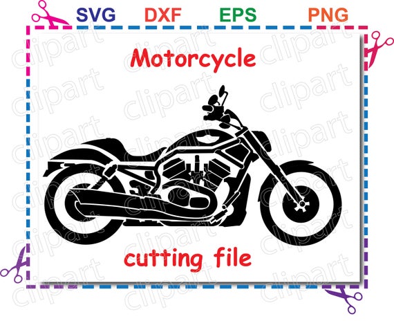 Motorcycle Clipart Harley Motorbike Vector Png Etsy 570x464 Motorcycle Clipart Harley Motorbike Vector Png Etsy