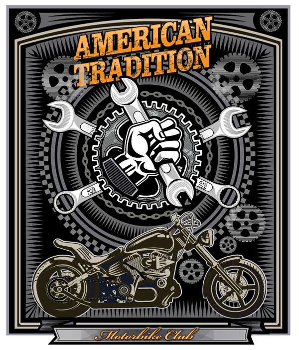 Motorcycle Club Sign Design Vector 600x701 Motorcycle Club Sign Design Vector