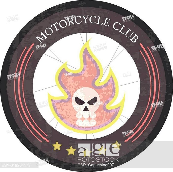 Vintage Motorcycle Club Logo Vector Stock Vector 701x700 Vintage Motorcycle Club Logo Vector Stock Vector