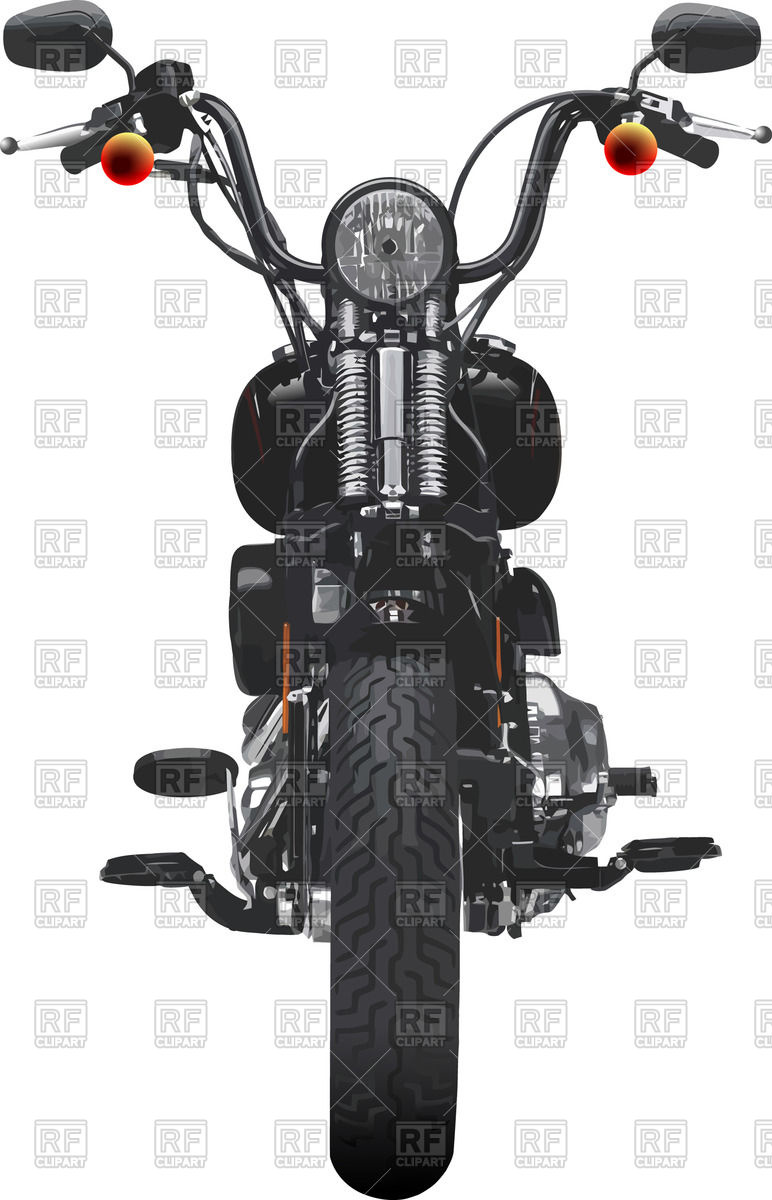 Frontal View Of Retro Motorcycle 772x1200 Frontal View Of Retro Motorcycle