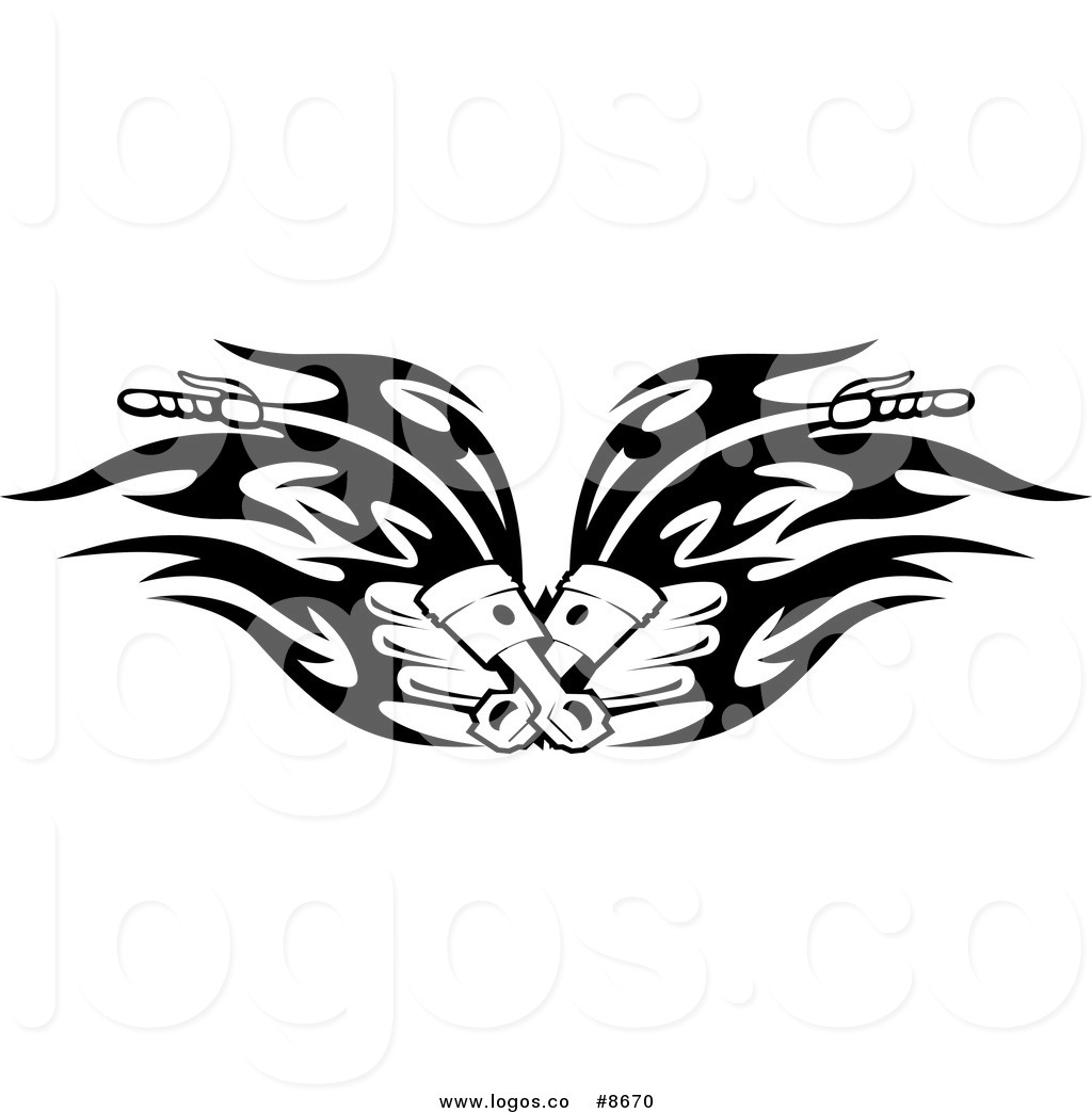 1024x1044 Royalty Free Clip Art Vector Logo Of A Black And White Piston