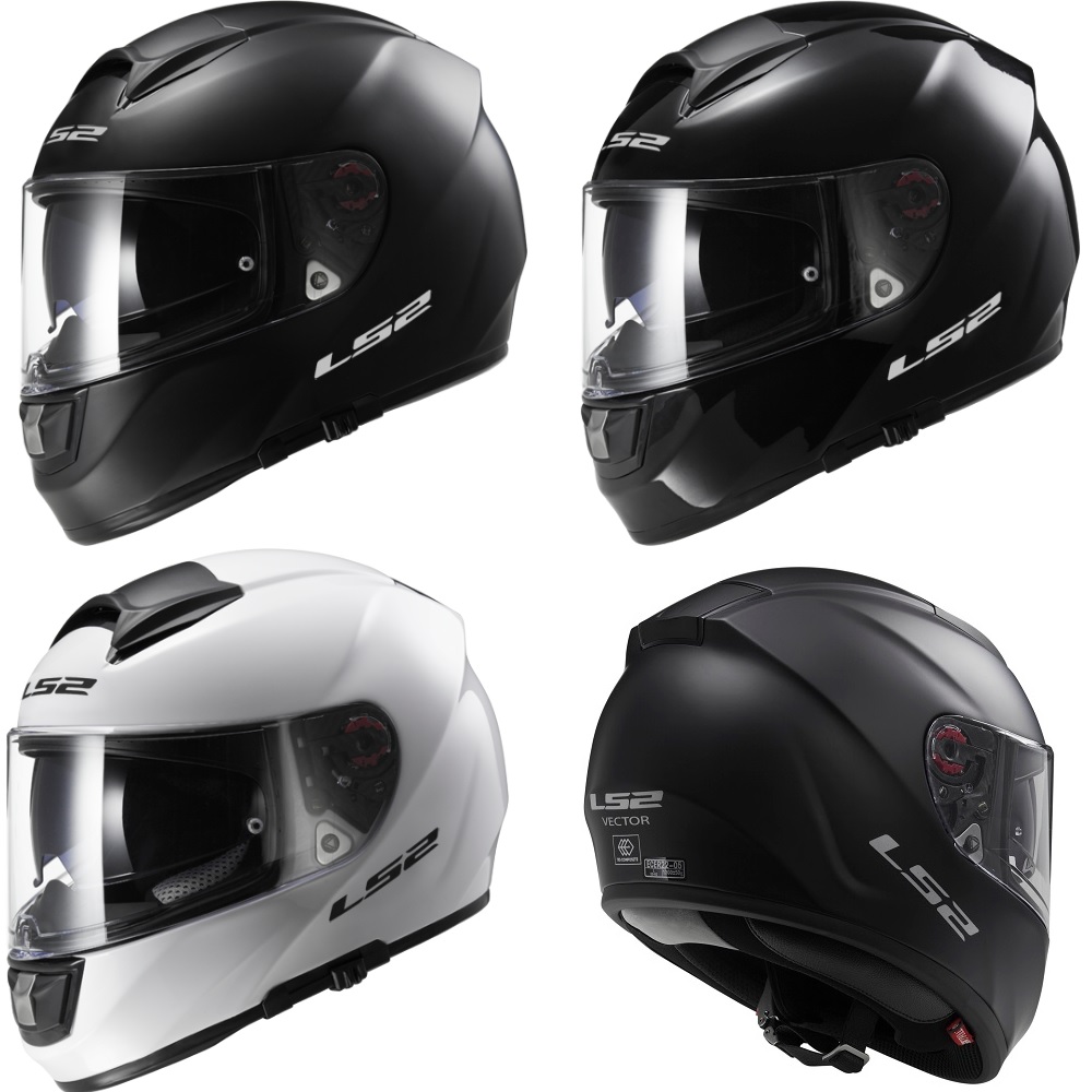 Vector Full Face Motorcycle Helmet White Black Fibreglass 1000x1000 Vector Full Face Motorcycle Helmet White Black Fibreglass