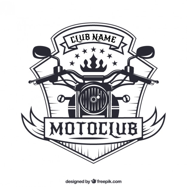 626x626 Motorcycle Badge Vector Premium Download