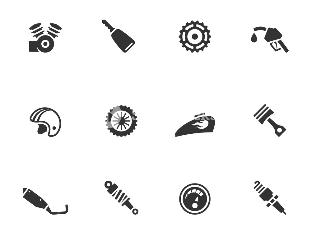 Motorcycle Parts Vector At Collection Of Motorcycle