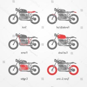 300x300 Building Motorcycle Parts Set Vector Image Cqrecords