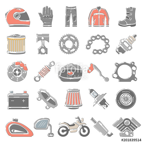 Motorcycle Parts Vector at Vectorified.com | Collection of Motorcycle