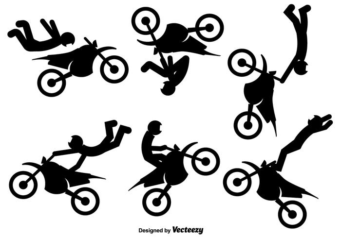 Vector Icons Of Motorcycle Rider 700x490 Vector Icons Of Motorcycle Rider