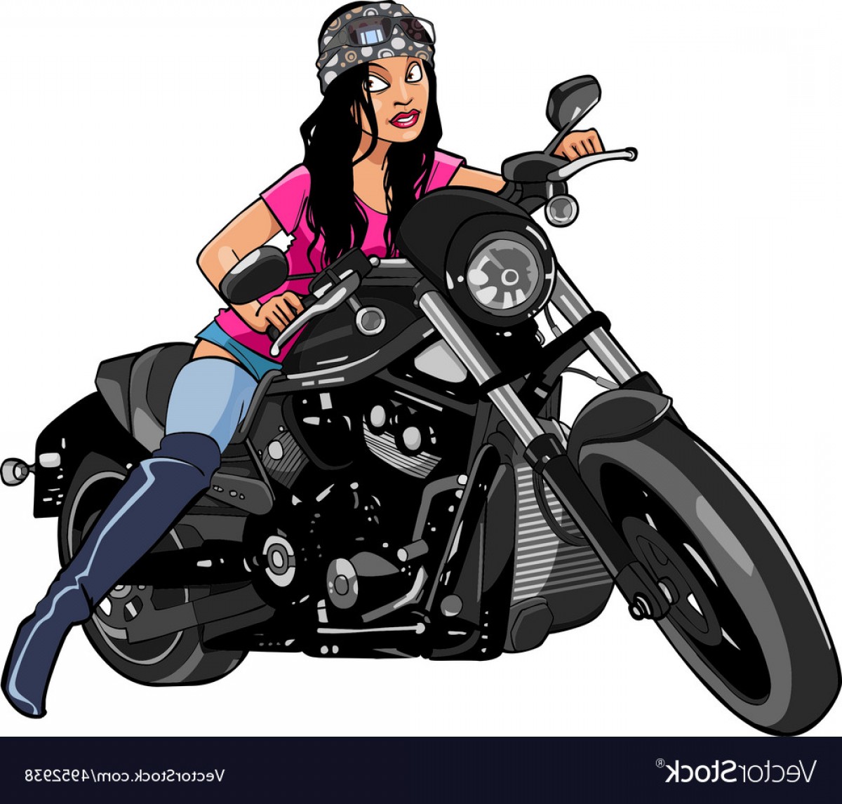 Motorcycle Rider Vector At Collection Of Motorcycle