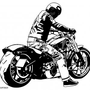 Motorcycle Rider Vector at Vectorified.com | Collection of Motorcycle ...