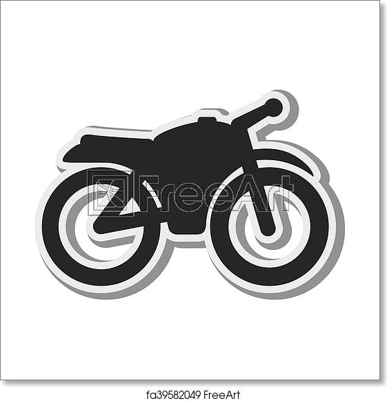 561x581 Free Art Print Of Motorcycle Vehicle Silhouette Transport Vehicle