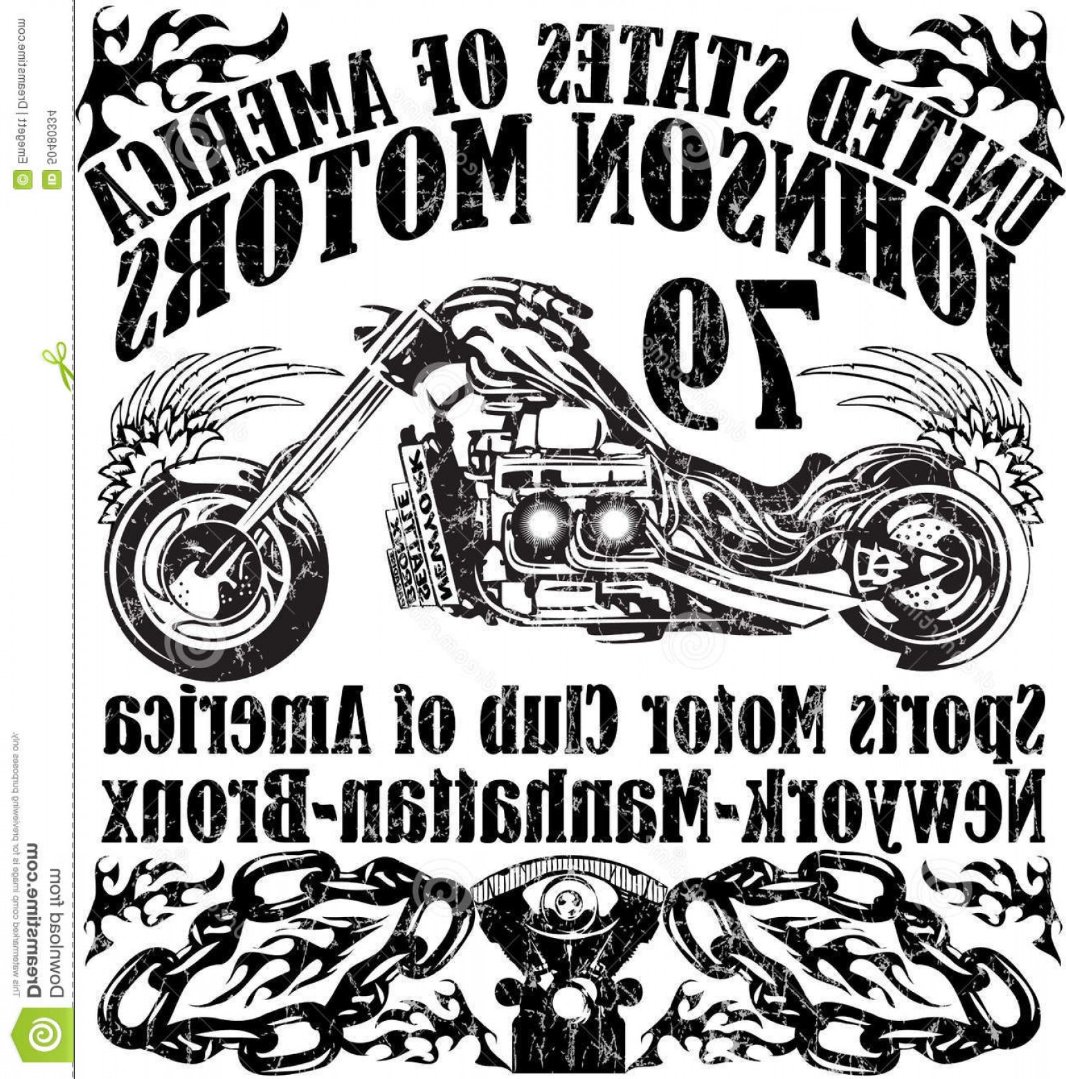 Stock Illustration Motorcycle Raceway Typography T Shirt Graphics 1540x1560 Stock Illustration Motorcycle Raceway Typography T Shirt Graphics
