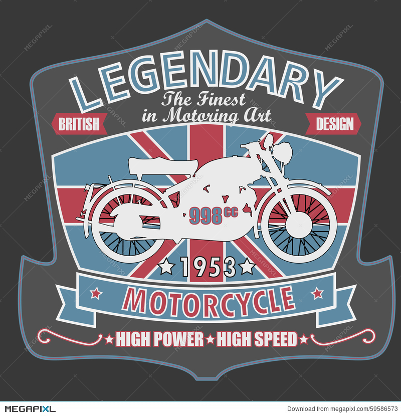 British Motorcycle T Shirt Design, Vector Illustration 800x830 British Motorcycle T Shirt Design, Vector Illustration