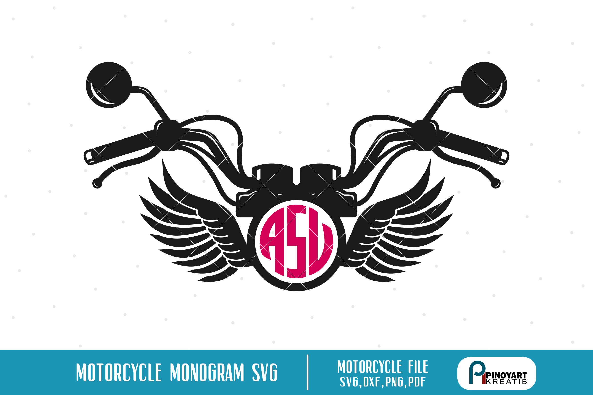 2344x1563 Motorcycle Monogram Graphic