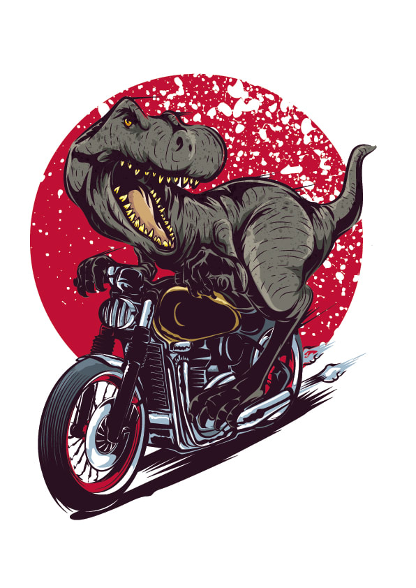 596x842 Create Motorcycle Vector Art