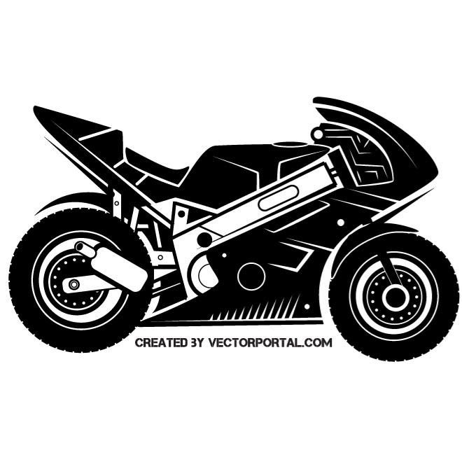 660x660 Sports Motorcycle Vector Image Vehicles Free Vectors