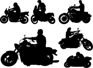 310x226 Free Motorcycle Vector Silhouettes Free Vectors Ui Download