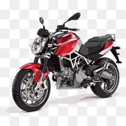 260x260 Cartoon Handsome Motorcycle, Cartoon Vec