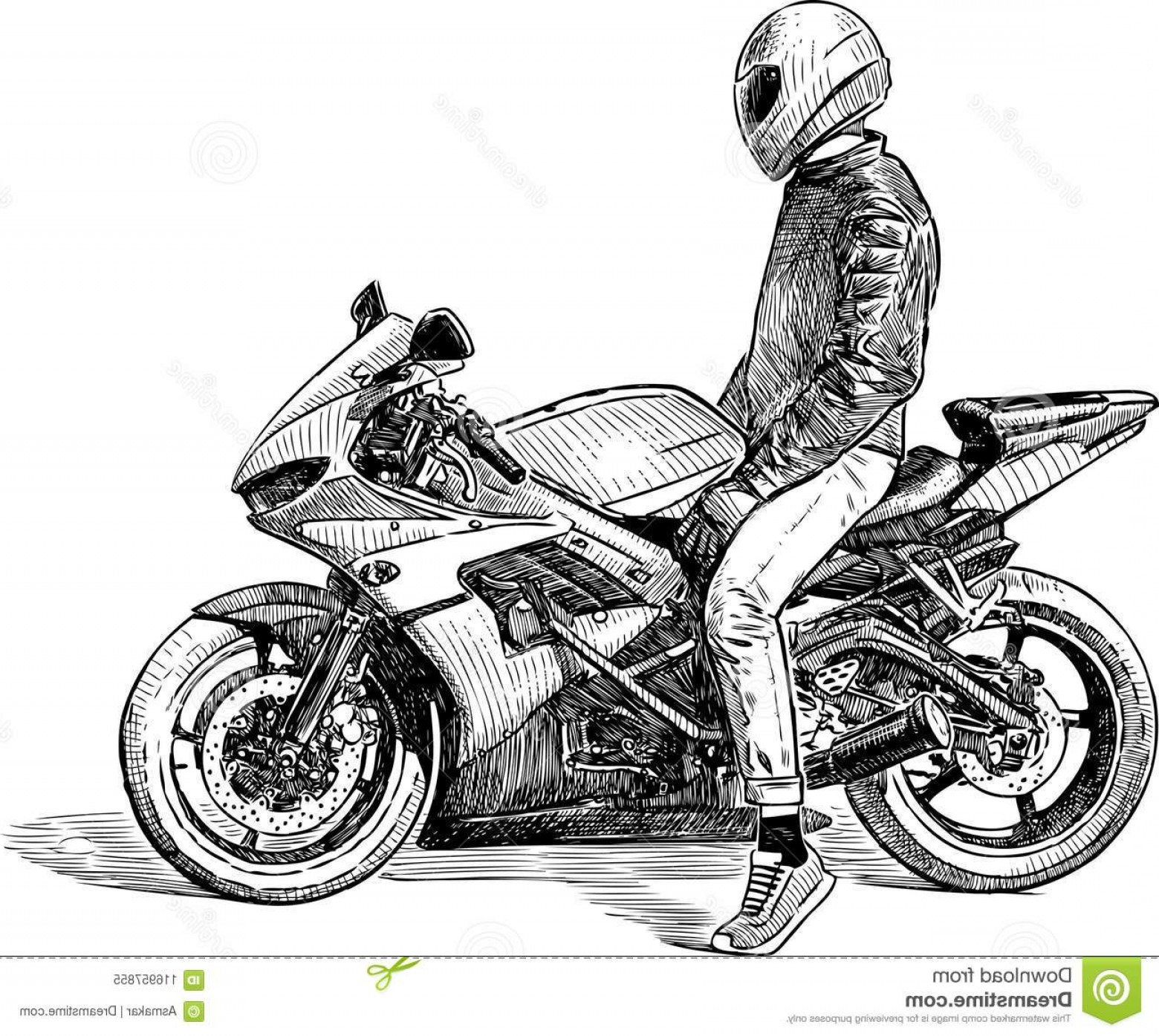 1560x1395 Motorcycle Sketches Vector Savoyuptown