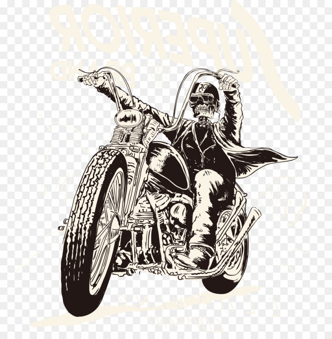 1080x1104 Png Motorcycle T Shirt Motorcycle Vector Skull Soidergi