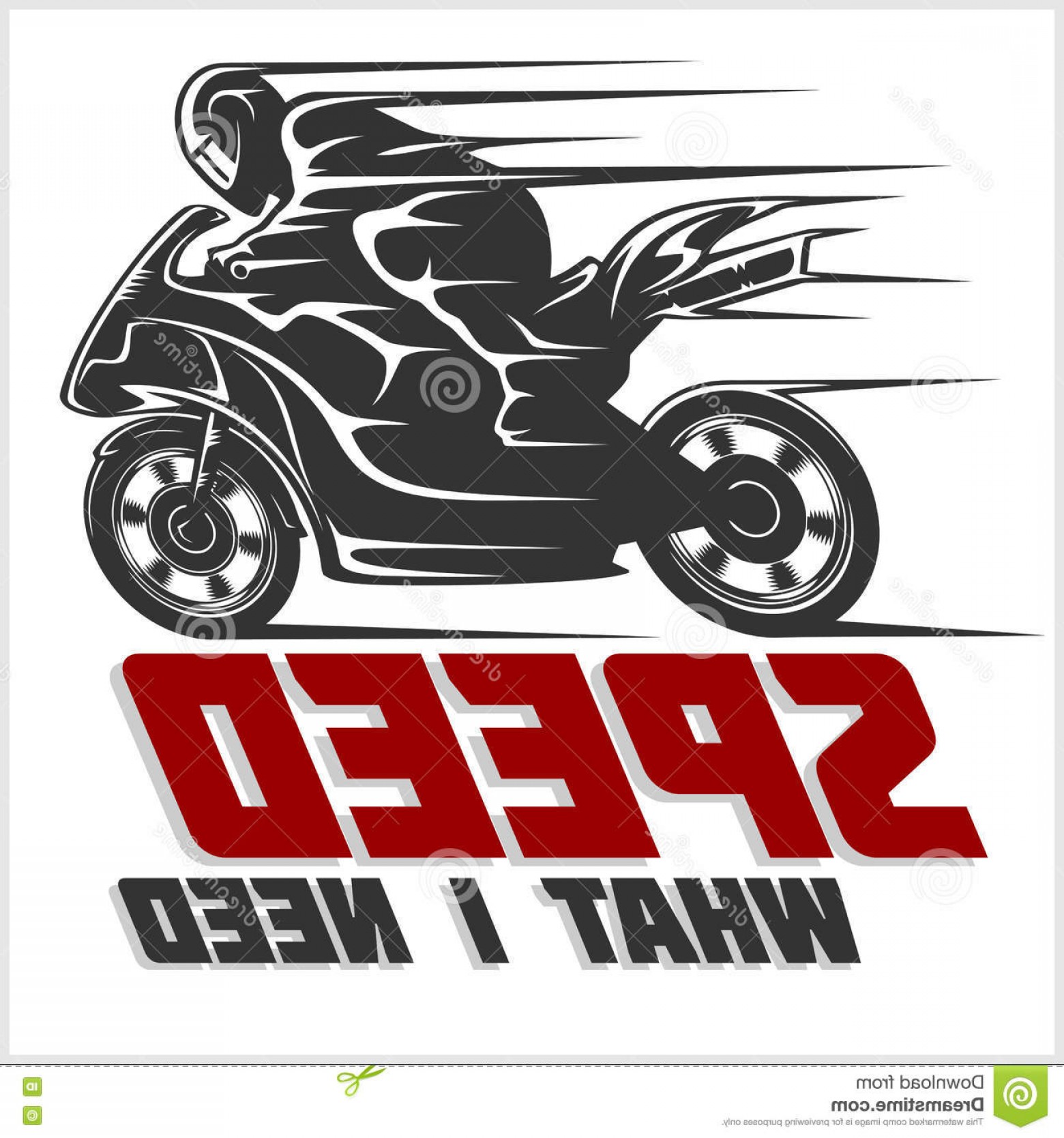 1560x1668 Stock Illustration Sport Motorcycle Vector Graphic T Shirt White