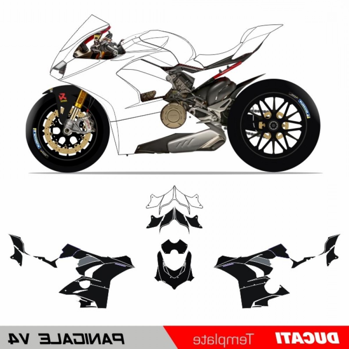 1200x1200 Car And Motorcycle Vector Templates For Wraps Catchsplace