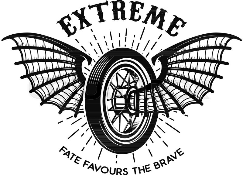 Extreme Motorcycle Wheel With Bat Stock Vector Colourbox 800x576 Extreme Motorcycle Wheel With Bat Stock Vector Colourbox