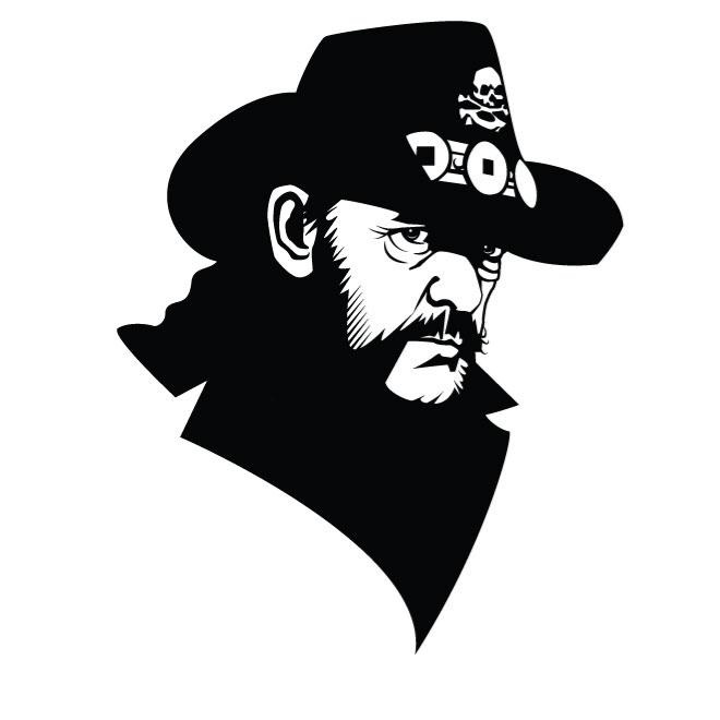 660x660 Monochrome Vector Portrait Of The Late Lemmy Kilmister, Frontman