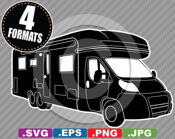 Motorhome Rv Clip Art Image Cutting Plus Etsy 570x453 Motorhome Rv Clip Art Image Cutting Plus Etsy