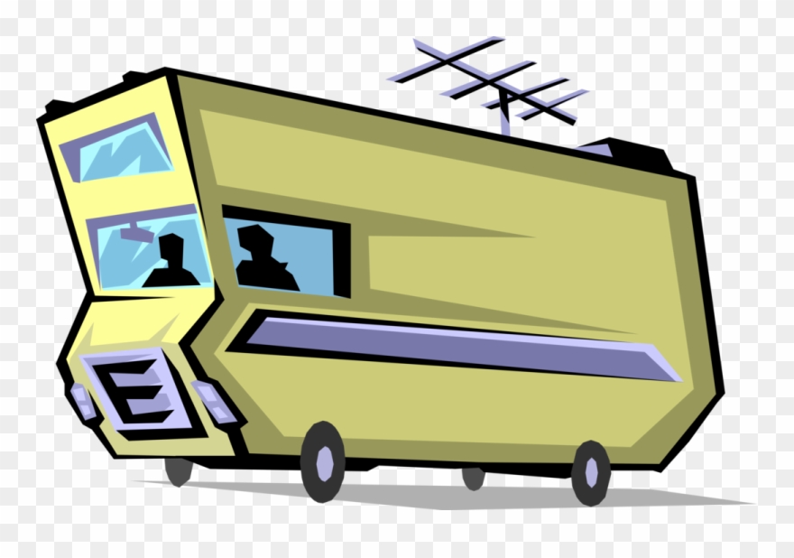 Vector Illustration Of Motorhome Recreational Vehicle 880x618 Vector Illustration Of Motorhome Recreational Vehicle
