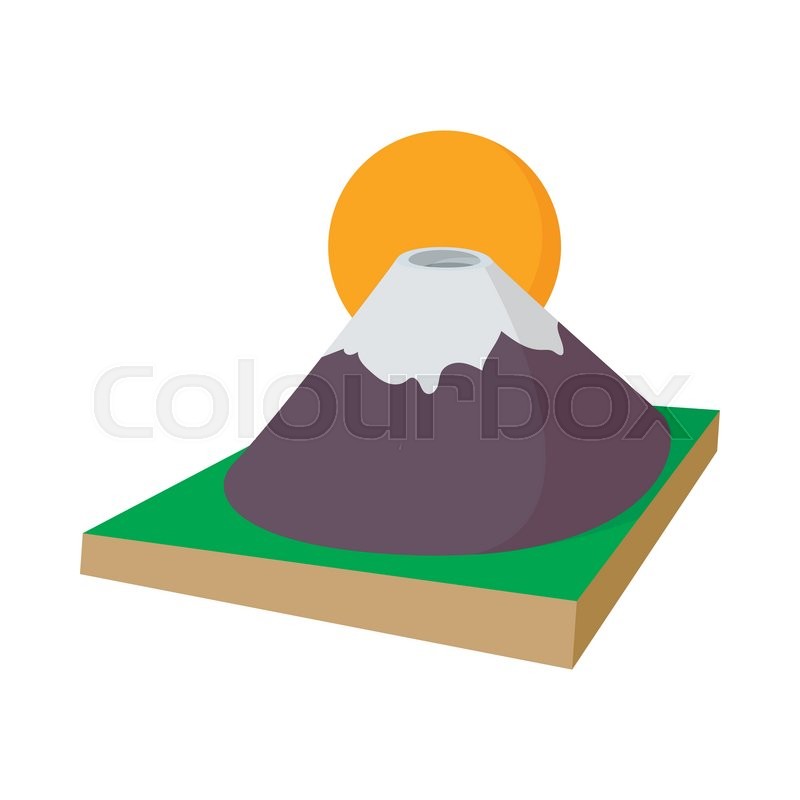 Mount Fuji Icon On White Background In Stock Vector Colourbox 800x800 Mount Fuji Icon On White Background In Stock Vector Colourbox