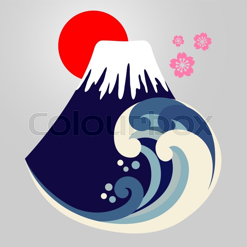 Mount Fuji Logo Vector Stock Vector Colourbox 800x800 Mount Fuji Logo Vector Stock Vector Colourbox