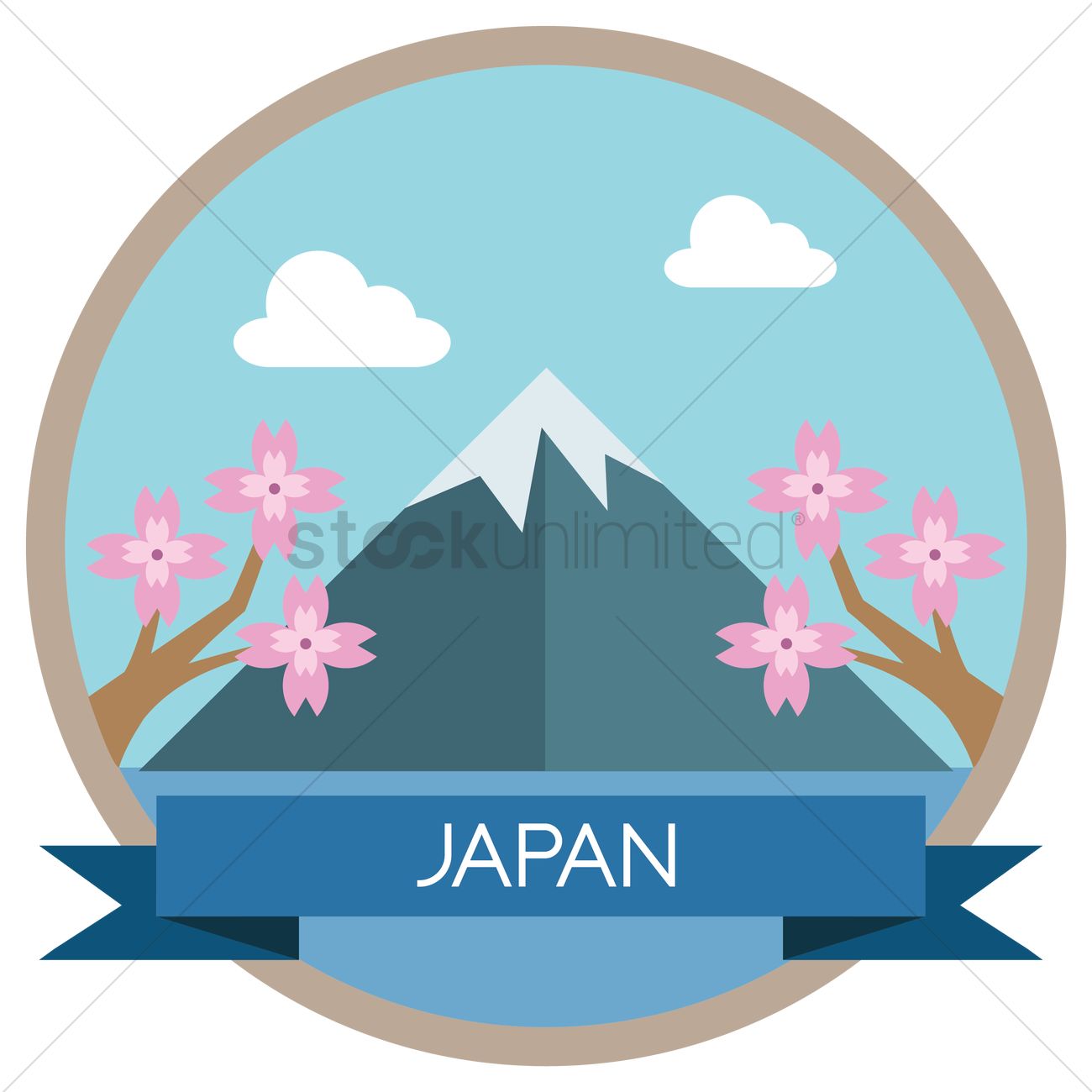 Free Mount Fuji Vector Image 1300x1300 Free Mount Fuji Vector Image