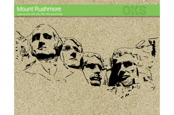 580x386 Mount Rushmore Vector Graphic