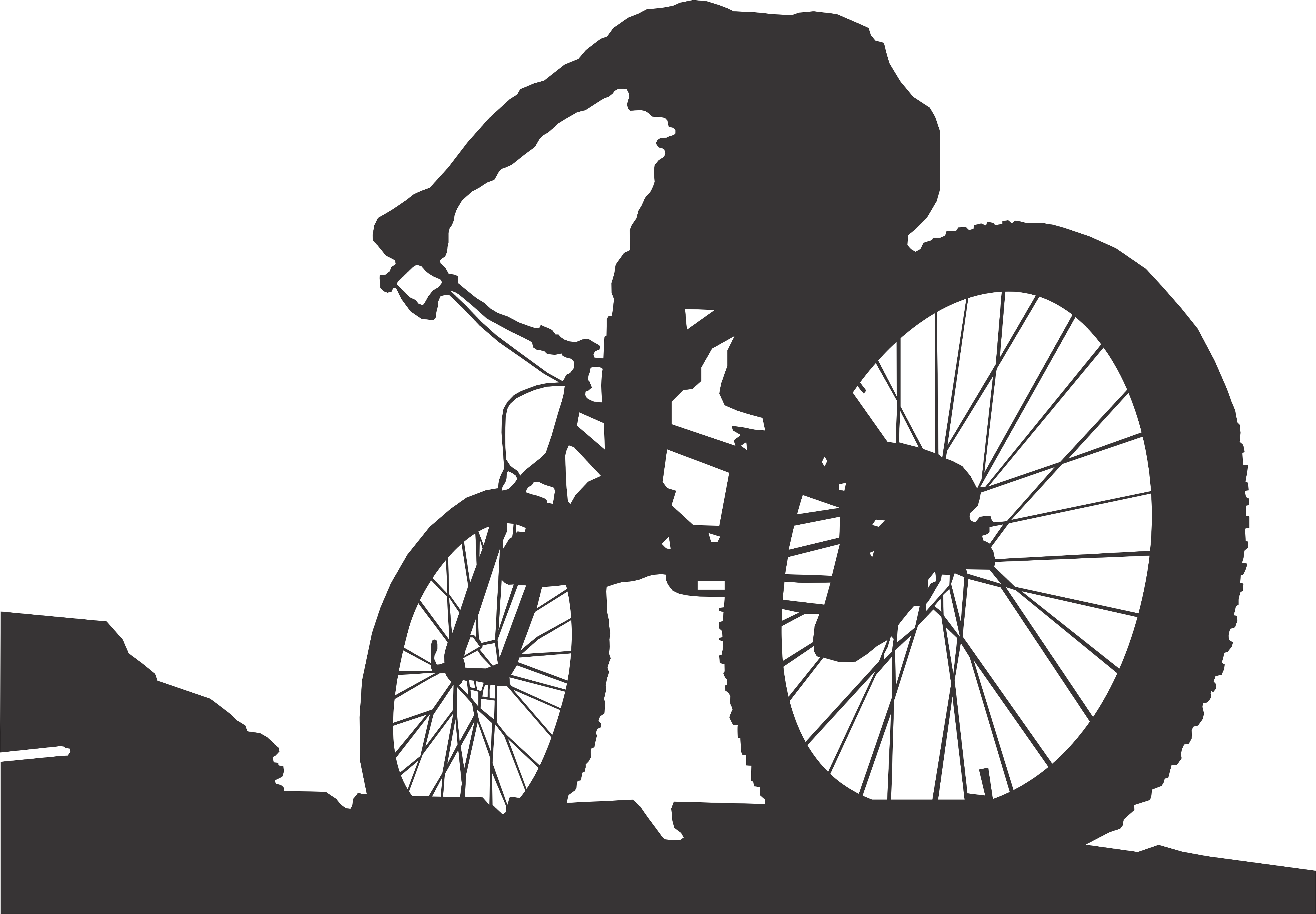 Free Free 98 Silhouette Mountain Bike Svg SVG PNG EPS DXF File