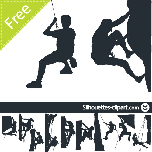 Climber Vector Silhouette Silhouettes Clipart Silhouettes 500x500 Climber Vector Silhouette Silhouettes Clipart Silhouettes