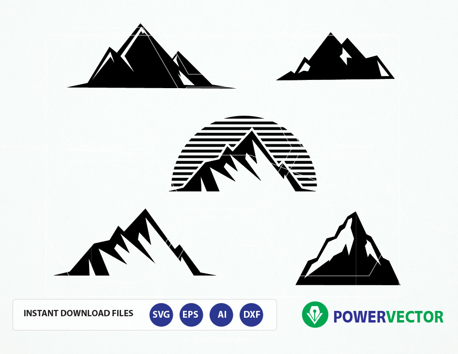 Mountain Clipart Vector at Vectorified.com | Collection of Mountain ...