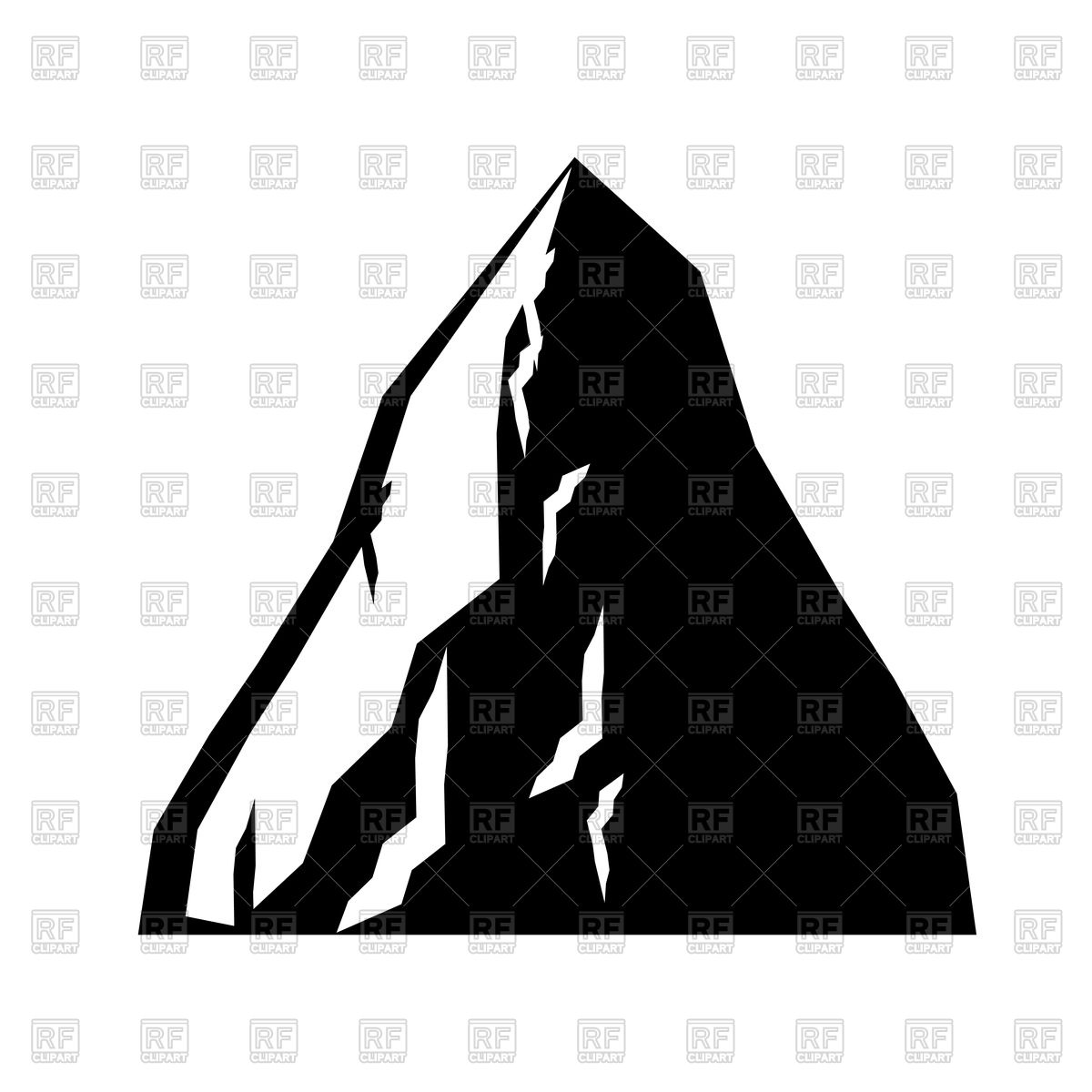 1200x1200 Mountain Of Coal Isolated Vector Image Of Icons And Emblems