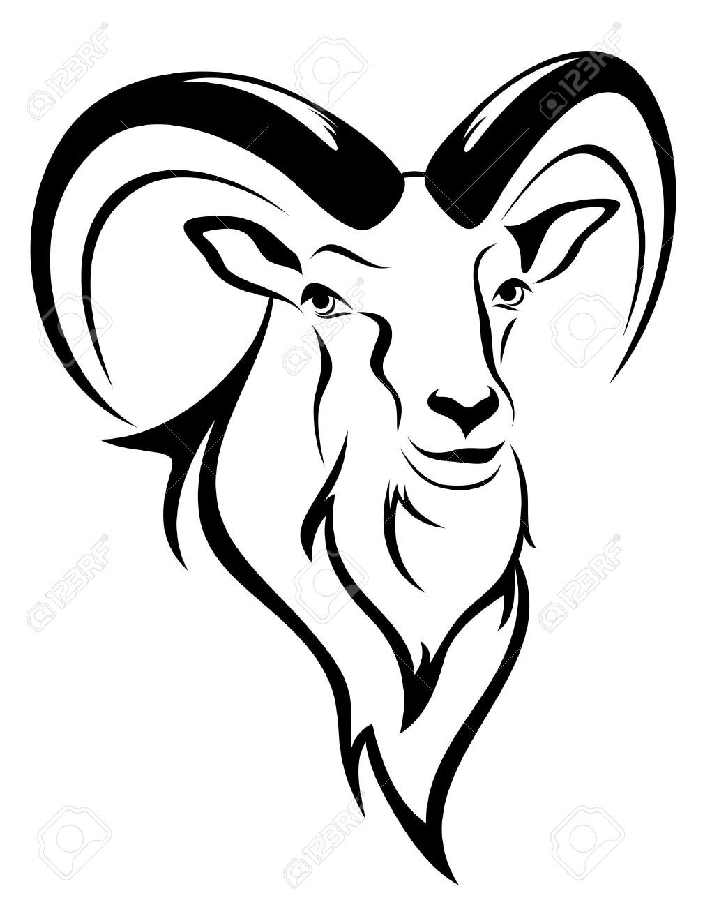 1031x1300 Stock Vector Aaaa Goat Art, Sheep Tattoo, Goats