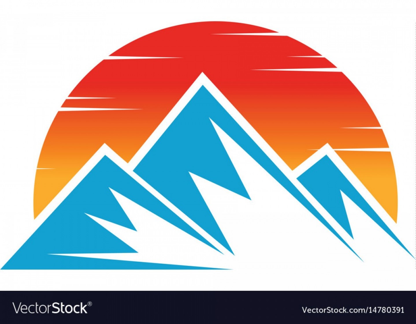 1440x1123 Mountan Nature Sun Logo Image Vector Catchsplace