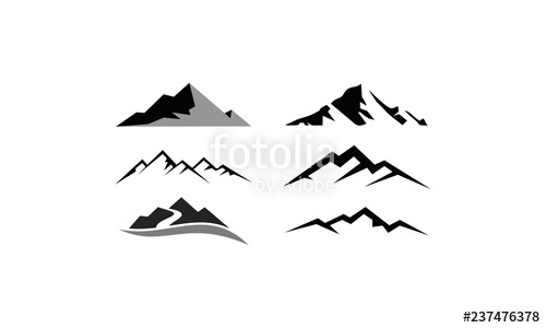 500x300 The Mountan Logo Stock Image And Royalty Free Vector