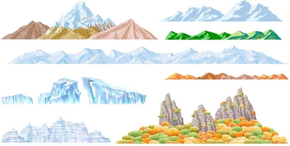 583x294 Mountain Free Vector Download
