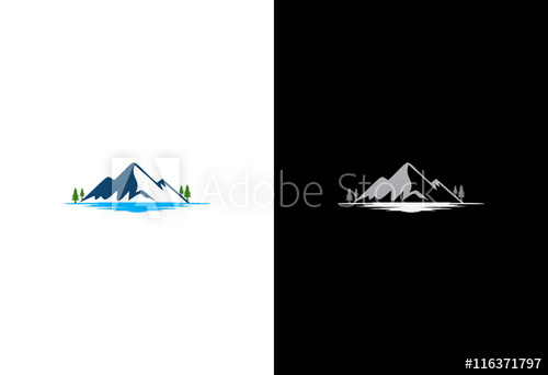 500x342 Mountain Lake Nature Logo