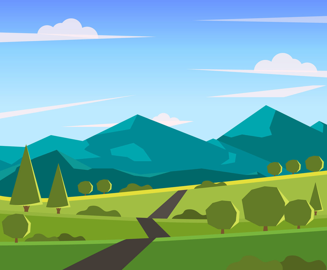 Mountain Landscape Vector at Vectorified.com | Collection of Mountain