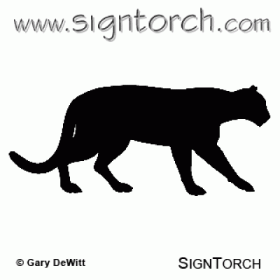400x400 Mountain Lion Silhouette Clipart Free Cliparts Download